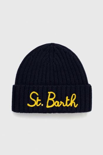 Vlněný klobouk MC2 Saint Barth černá barva,