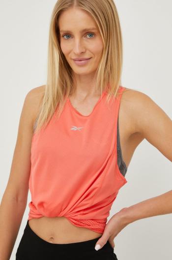 Běžecký top Reebok Workout Ready oranžová barva