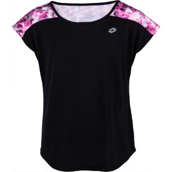 Lotto CHRENIA Dívčí sportovní triko, černá, velikost 128-134