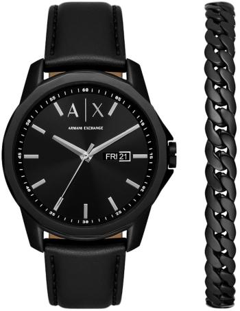 Armani Exchange Dárkový set Leren + náramek AX7147SET