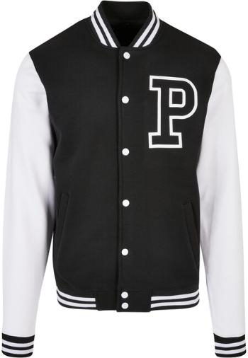 Mr. Tee Pray College Jacket blk/wht - XL