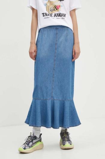 Džínová sukně Moschino Jeans maxi, áčková, 0123.3740