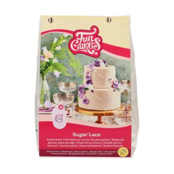 Směs na jedlou krajku FunCakes Mix for Lace White 400 g bez lepku Gluten Free