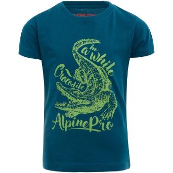ALPINE PRO RUGGLO Chlapecké tričko, modrá, velikost 128-134