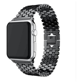 Drakero Kovový řemínek Luxary pro Apple Watch 42mm / 44mm / 45mm / Ultra 49mm černý (10159-42)