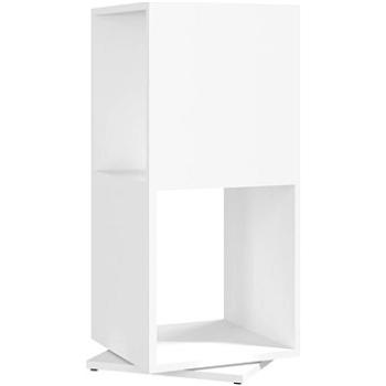 Shumee otočná skříňka bílá 34,5×34,5×75,5 cm dřevotříska, 339550 (339550)