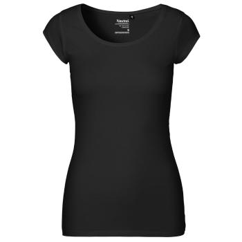 Neutral Dámské tričko z organické Fairtrade bavlny - Černá | L