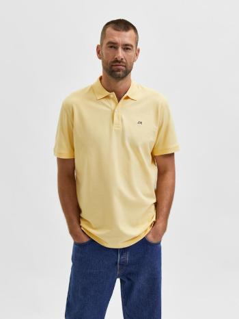 Selected Homme Aze Polo triko Žlutá