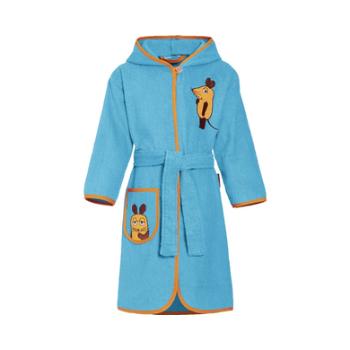 Playshoes Froté župan Myš aqua blue