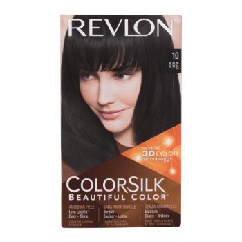 Revlon Colorsilk Beautiful Color 59,1 ml barva na vlasy pro ženy 10 Black na barvené vlasy; na všechny typy vlasů