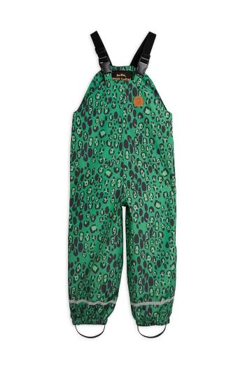 Dětské kalhoty Mini Rodini zelená barva