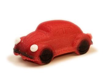 Autíčko VW Beetle Brouk - marcipánová figurka na dort - Frischmann