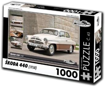 RETRO-AUTA Puzzle č. 45 Škoda 440 (1958) 1000 dílků