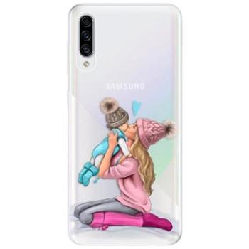 iSaprio Kissing Mom - Blond and Boy pro Samsung Galaxy A30s (kmbloboy-TPU2_A30S)