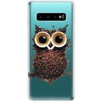 iSaprio Owl And Coffee pro Samsung Galaxy S10 (owacof-TPU-gS10)