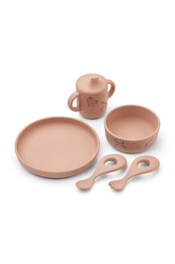 Sada pro miminko Liewood Ryle Printed Tableware Set