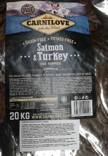 CARNILOVE PUPPIES SALMON/turkey  -  - 12kg