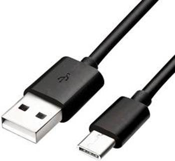 Kabel pro mobilní telefon Samsung EP-DG970BBE, [1x USB zástrčka (M) - 1x USB 3.1 zástrčka C ], 1.00 m, černá