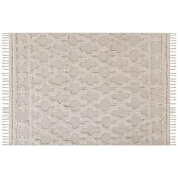 Bavlněný koberec 160 x 230 cm béžový SULUOVA, 305300 (beliani_305300)
