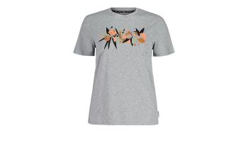 Maloja Grasnelke Grey Melange T-shirt W šedé 32401-1-7096