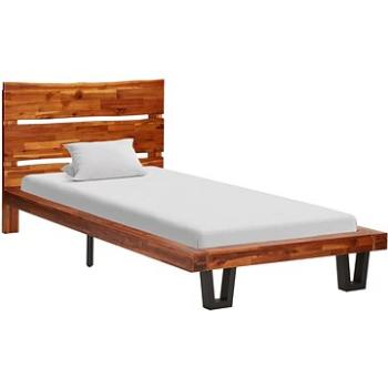 Rám postele s živou hranou masivní akáciové dřevo 90 cm (325283)