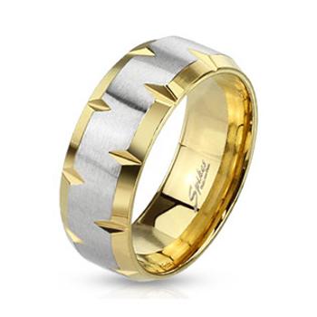 Šperky4U Ocelový prsten, vel. 50 - velikost 50 - OPR0010-6-50
