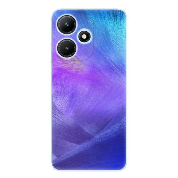 Odolné silikonové pouzdro iSaprio - Purple Feathers - Infinix Hot 30i