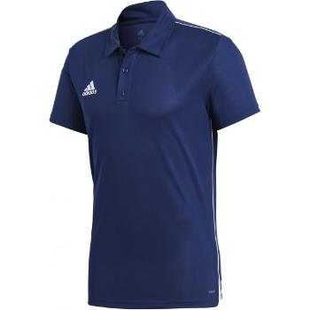 adidas CORE18 POLO Polo triko, tmavě modrá, velikost S