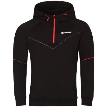 Lotto LOGO VIII SWEAT HZ HD Pánská mikina, černá, velikost S