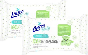 Linteo Baby Biodegradable Vlhčené ubrousky 2 x 48 ks