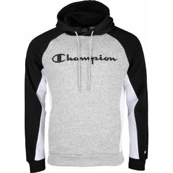 Champion HOODED SWEATSHIRT Pánská mikina, šedá, velikost XL