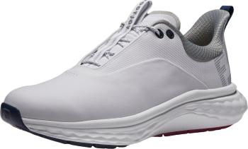 Footjoy Quantum White/Blue/Pink 44,5 Pánské golfové boty