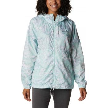 Columbia FLASH FORWARD PRINTED WINDBREAKER Dámská větrovka, světle zelená, velikost XS