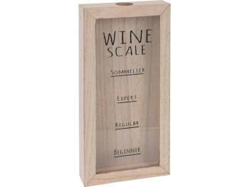 PROHOME - Dekorace Wine Scale 30x15cm