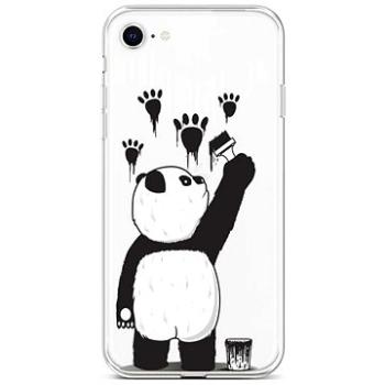 TopQ Kryt iPhone SE 2022 silikon Rebel Panda 73947 (Sun-73947)