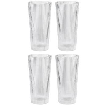 Sklenice na long drink PILASTRO 300 ml, sada 4 ks, čirá, Stelton