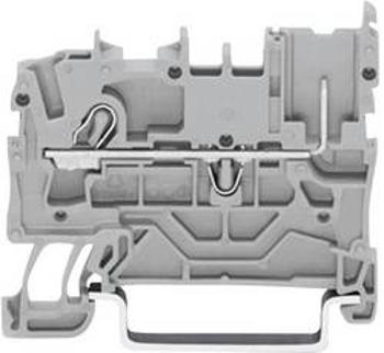 Řadová svorka Wago 2022-1201, pružinová, 5,2 mm, šedá