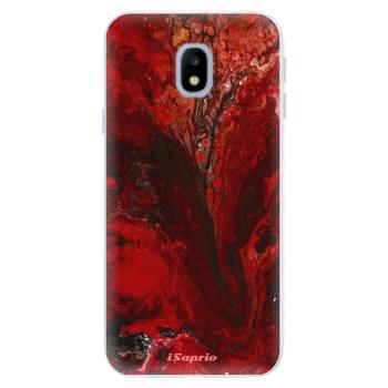 Silikonové pouzdro iSaprio - RedMarble 17 - Samsung Galaxy J3 2017