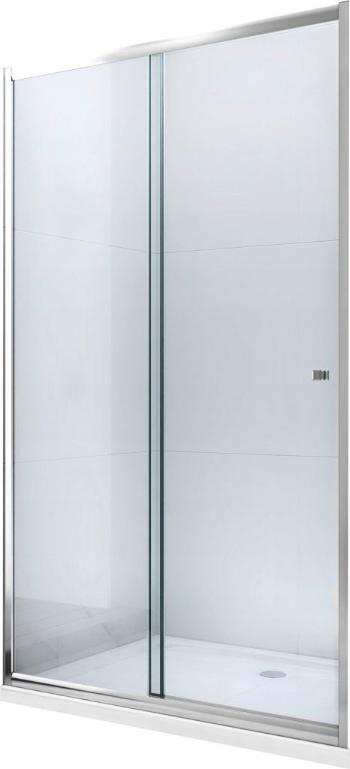 MEXEN Apia posuvné sprchové dveře 135 cm, transparent, chrom 845-135-000-01-00