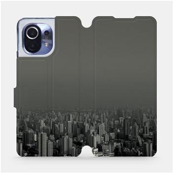 Flipové pouzdro na mobil Xiaomi Mi 11 - V063P Město v šedém hávu (5903516621781)