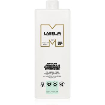 label.m Organic Lemongrass Moisturising Conditioner hloubkově hydratační kondicionér s citronem a citronovou trávou 1000 ml