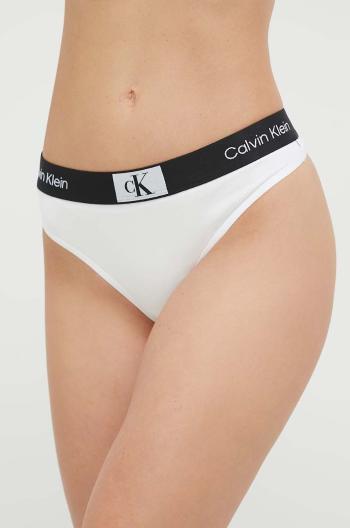 Tanga Calvin Klein Underwear bílá barva