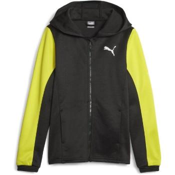 Puma FIT FULL-ZIP JACKET Chlapecká bunda, černá, velikost