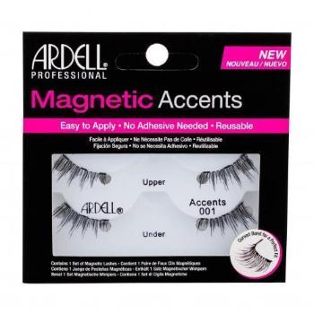 Ardell Magnetic Accents 001 1 ks umělé řasy pro ženy Black