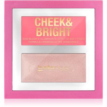 bellaoggi Cheek & Bright tvářenka s rozjasňovačem odstín Pink Shy 5 g