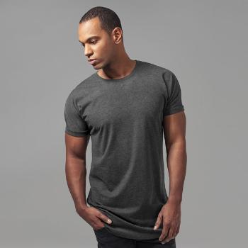 Urban Classics Long Shaped Turnup Tee charcoal - XXL