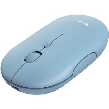 Trust Puck Wireless BT Silent Mouse, modrá (24126)