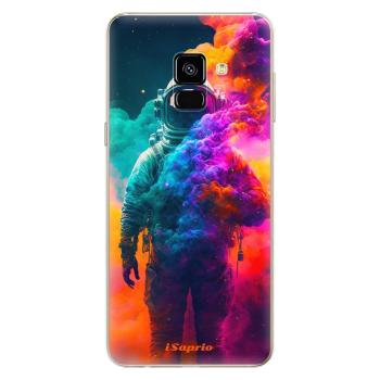 Odolné silikonové pouzdro iSaprio - Astronaut in Colors - Samsung Galaxy A8 2018