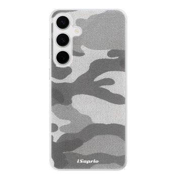 Odolné silikonové pouzdro iSaprio - Gray Camuflage 02 - Samsung Galaxy S24+