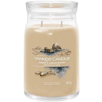 YANKEE CANDLE Signature sklo 2 knoty Amber & Sandalwood 567 g (5038581129150)